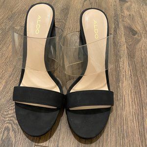 ALDO Black Fashion Heels - Size 7